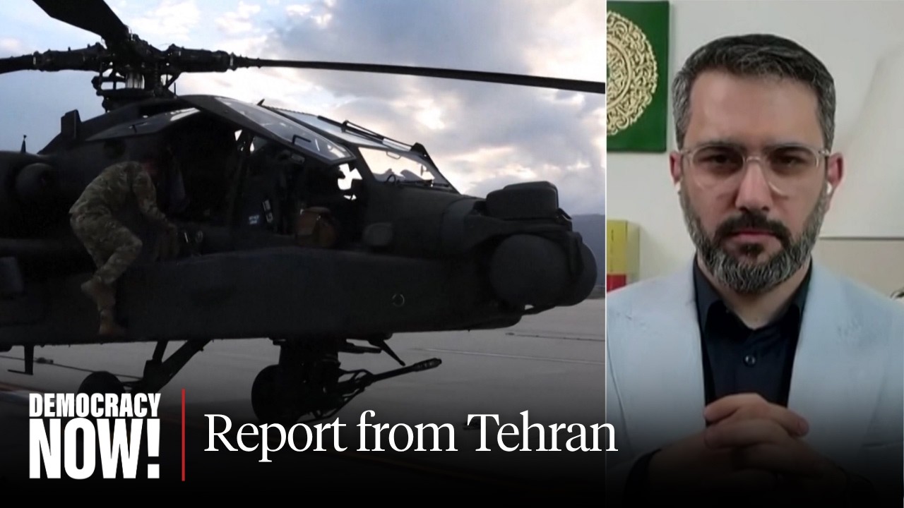 Report from Tehran: Amid More U.S./Iran Bombing, Trump Warns Iran Is "DEAD......