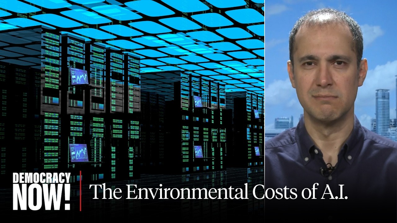 "New Form of Imperialism": Renowned U.N. Scientist on AI Boom's Huge Water, Carbon & Land Footprint