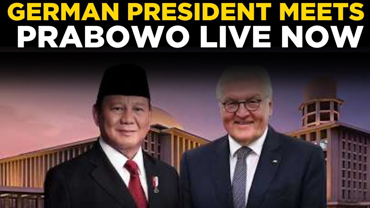 Prabowo Meets Steinmeier LIVE | German President Arrives in Jakarta for Historic Bilateral Summit