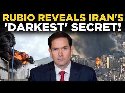 Marco Rubio live: 'Iranians Hitting Us Everywhere', Rubio's Big Nuclear Decla...
