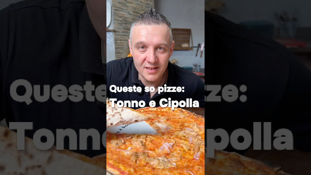 PIZZA TONNO E CIPOLLA #chefrufini