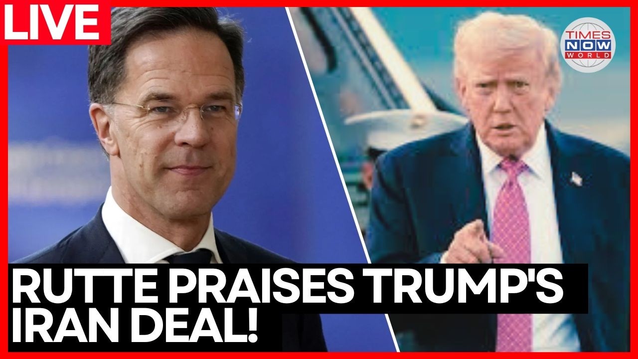 LIVE: NATO Chief Mark Rutte Praises Trump's Iran Deal, Says Nukes Must End