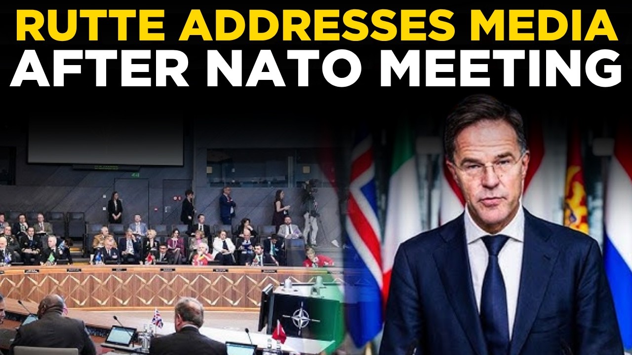 NATO DEFENSE LIVE | NATO Chief Mark Rutte Addresses Media After Defense Ministers Meeting