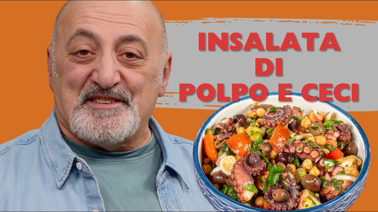 Insalata di Polpo e Ceci 🐙 Ricetta Fresca, Leggera e Super Gustosa