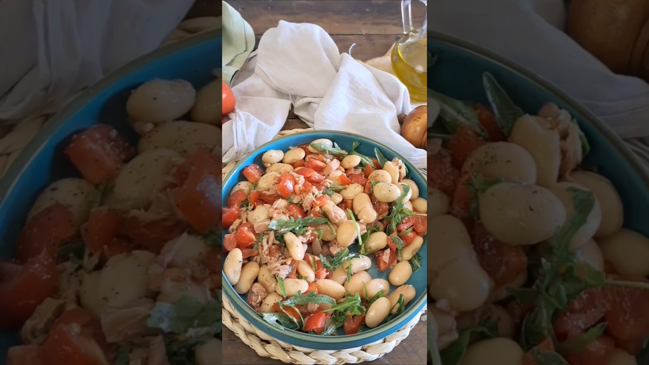 INSALATA DI FAGIOLI BIANCHI DI SPAGNA #insalata #fagioli