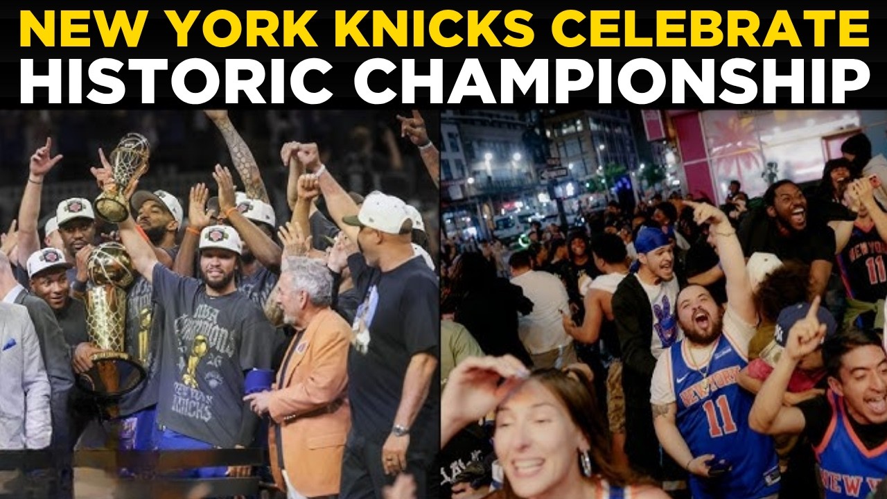 KNICKS PARADE LIVE | NYC Flooded for Historic NBA Championship Celebration!  ...