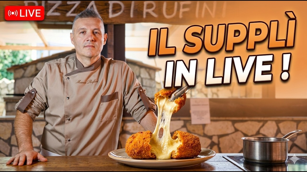 Marco Rufini sta trasmettendo dal vivo.SUPPLÌ
