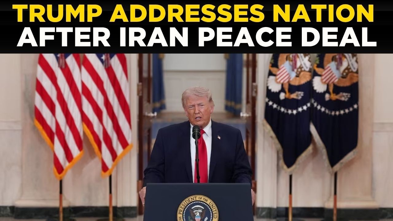 US NEWS LIVE: Trump Addresses the Nation After Historic US-Iran Peace Deal | WORLD NEWS
