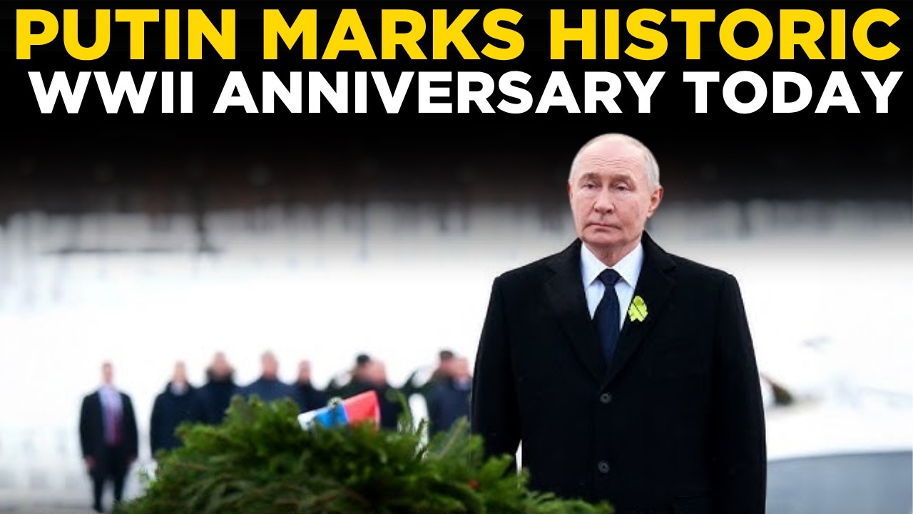 PUTIN MEMORIAL DAY LIVE | Putin Wreath Laying Ceremony at Kremlin Wall | Watc...