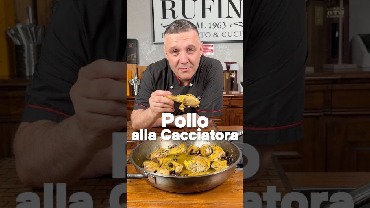 POLLO ALLA CACCIATORA #chefrufini