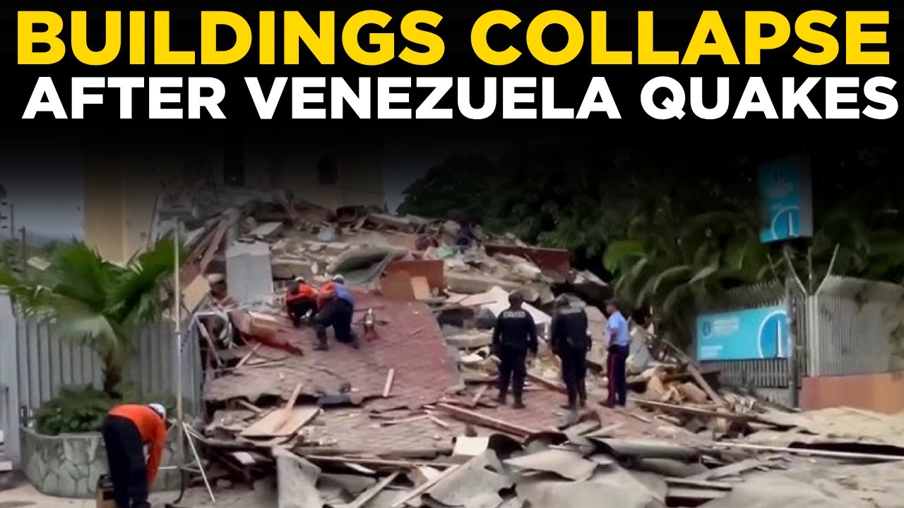 VENEZUELA EARTHQUAKE LIVE | Hundreds Trapped as Twin 7.5 & 7.2 Quakes Devastate Caracas