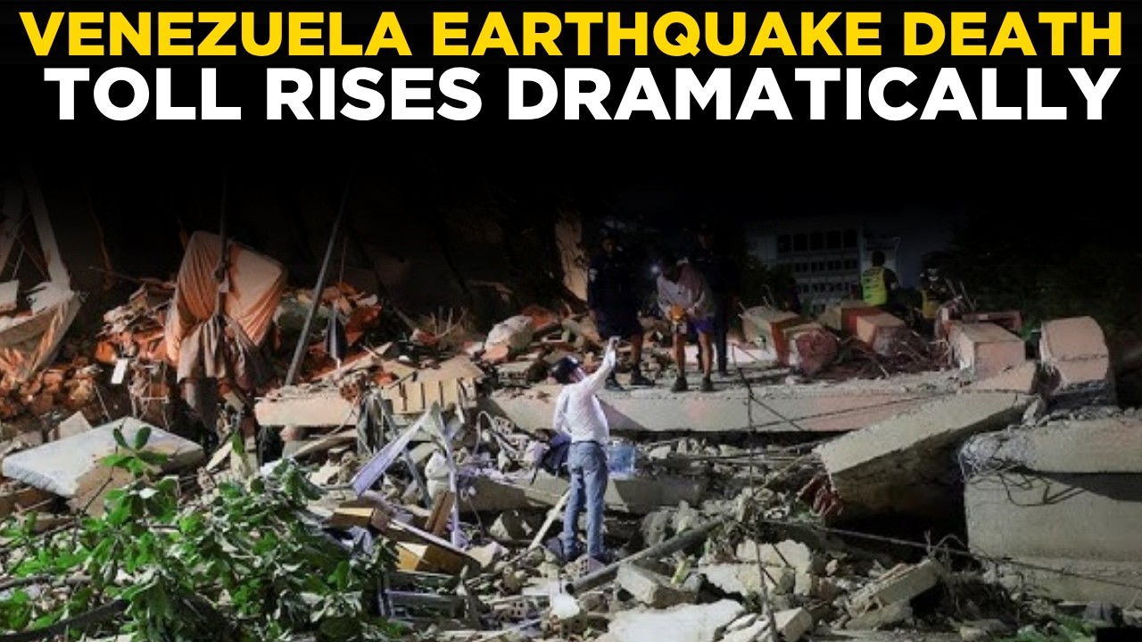 VENEZUELA EARTHQUAKE LIVE | Hundreds Trapped as Twin 7.5 & 7.2 Quakes Devastate Caracas