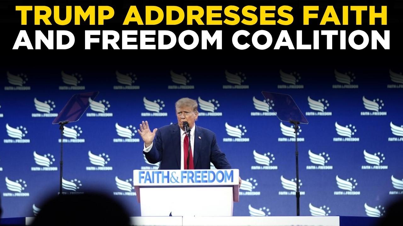TRUMP SPEECH LIVE | Trump Keynotes Faith & Freedom Coalition Road To Majority...