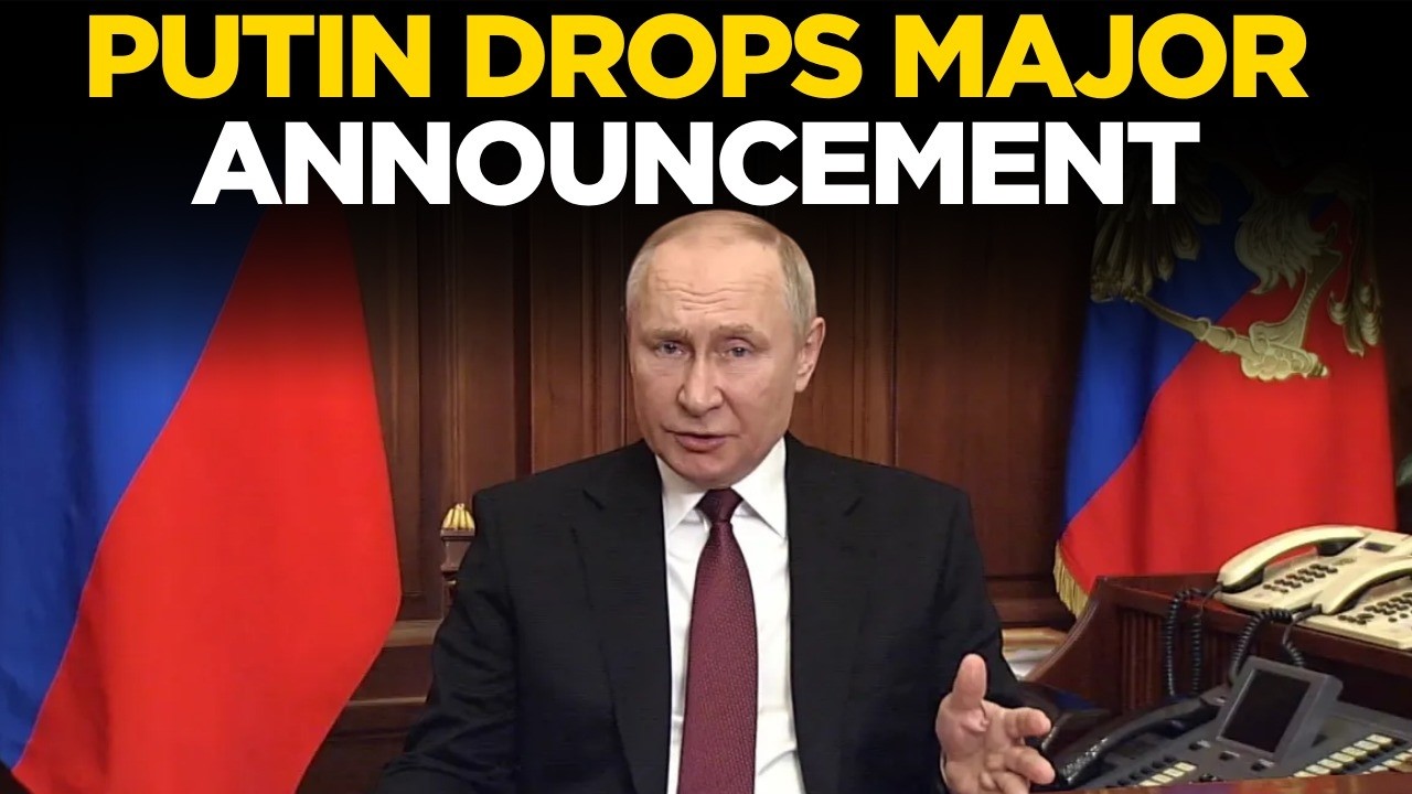 Putin LIVE: Putin Warns West in United Russia Speech; New Threat to Global Or...