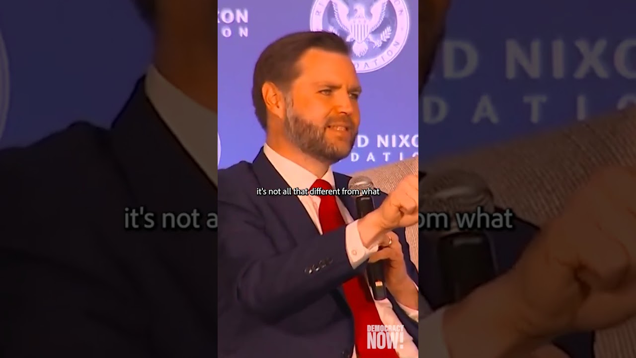 JD Vance Praises Richard Nixon, Downplays Watergate Scandal
