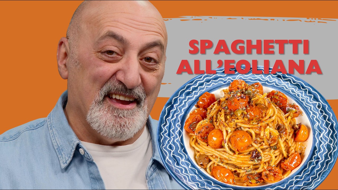 Spaghetti all'Eoliana 🍝 La Ricetta Facile e Profumatissa