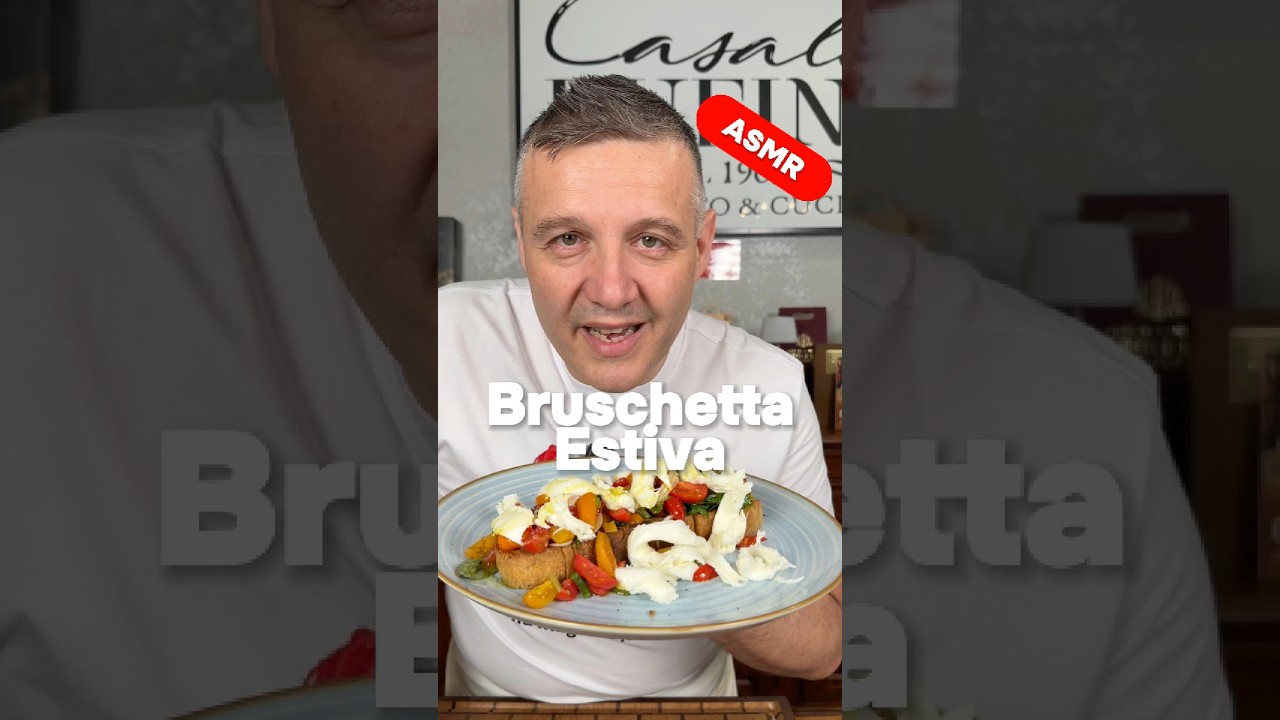 BRUSCHETTA ASMR #chefrufini