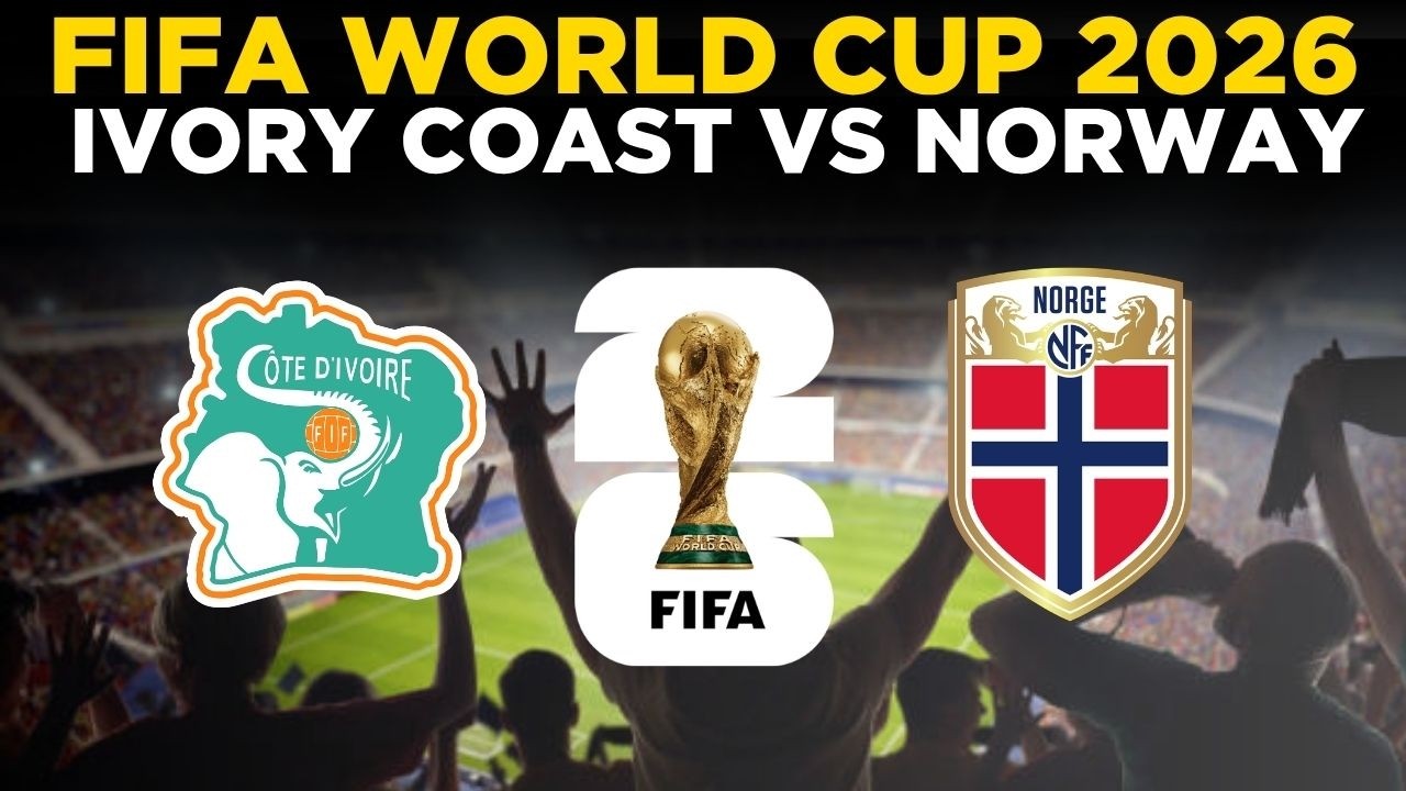 Ivory Coast Vs Norway Live: FIFA WORLD CUP 2026 | World Cup 2026 Round of 32 ...
