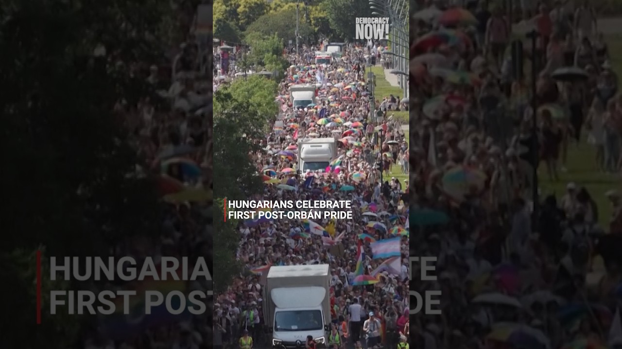 Hungarians celebrate first post-Orbán Pride
