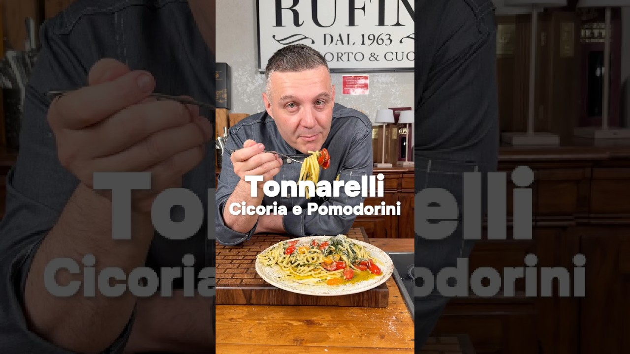 TONNARELLI CON CICORIA #chefrufini