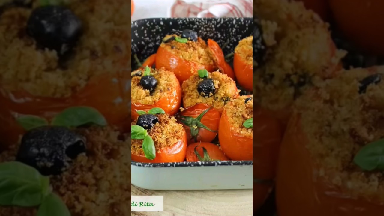 POMODORI ALLA MESSINESE #pomodoro #pomodoriripieni #lacucinadirita
