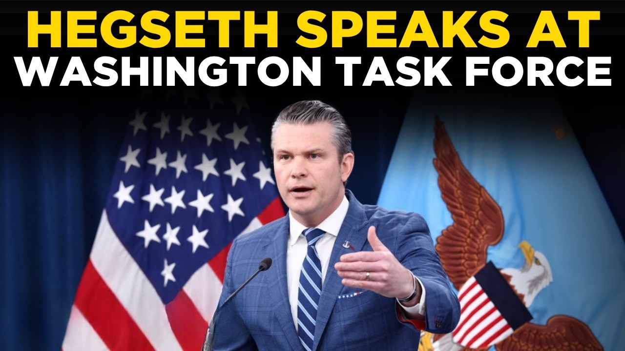 HEGSETH DC CEREMONY LIVE | Pete Hegseth Speaks on National Guard DC Deploymen...