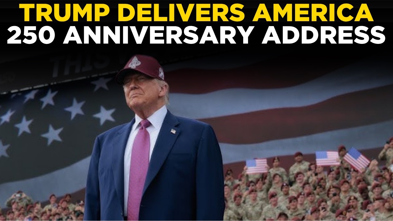 Trump America 250 LIVE | Trump Delivers Historic July 4th Address to the Nati...