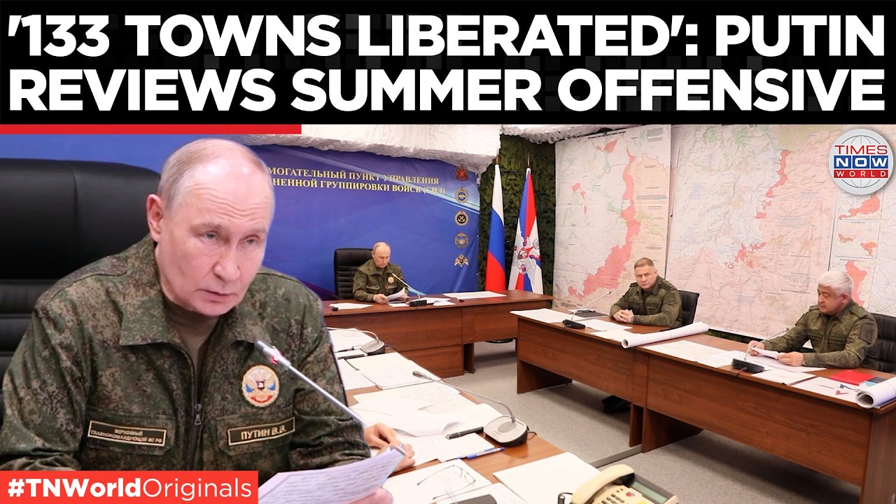 PUTIN AT FRONTLINE: 'LPR Fully Liberated,' Hails Russian Offensive, Focuses o...