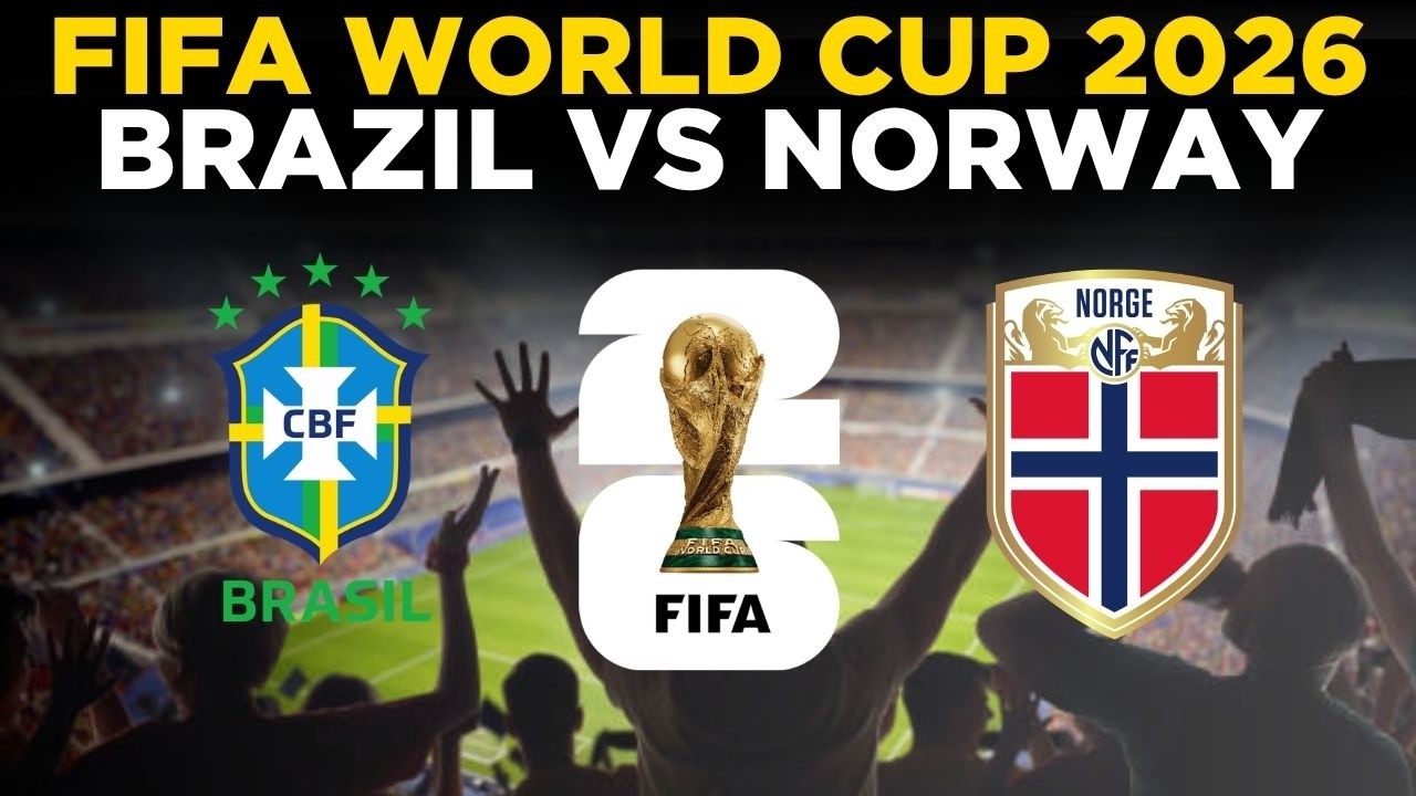 Brazil Vs Norway Live: FIFA WORLD CUP 2026 | World Cup 2026 Round of 16 | Bra...