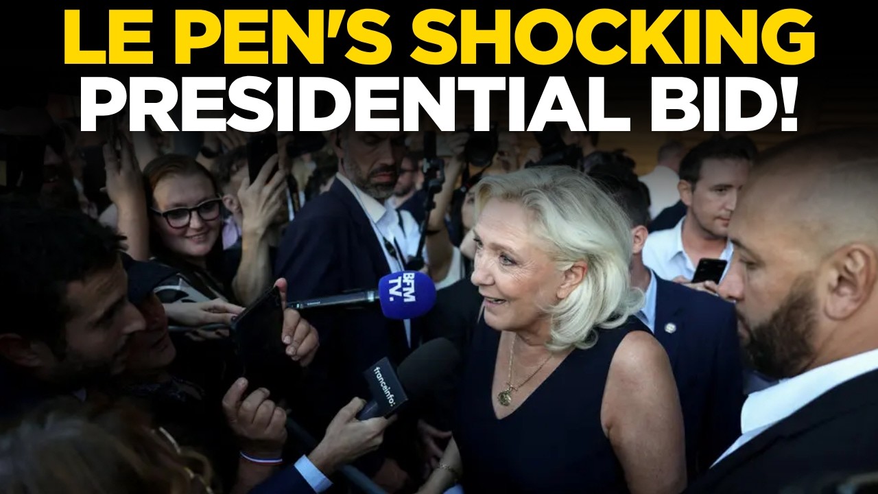 LIVE: Le Pen Launches Explosive Presidential Bid –Will Jordan Bardella Be Fra...