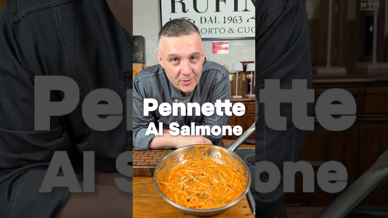 PENNETTE AL SALMONE #chefrufini #pasta