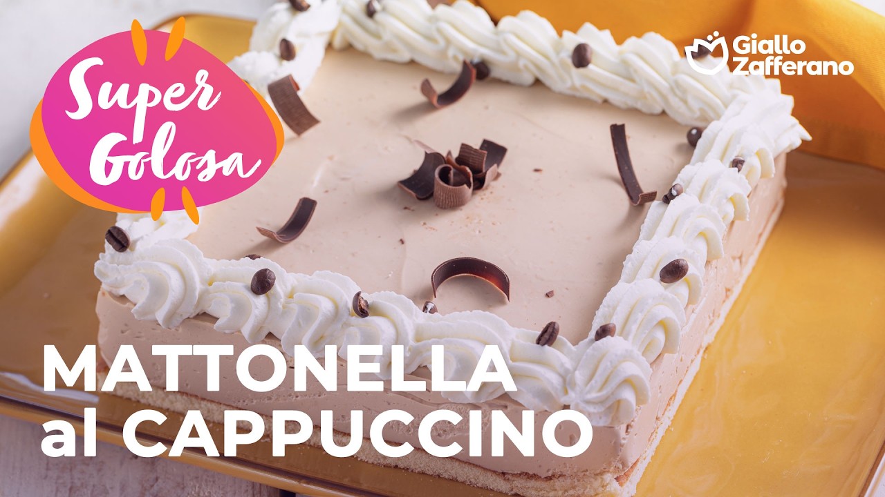 MATTONELLA al CAPPUCCINO - il dolce più goloso che farai quest'estate 🤍☕
