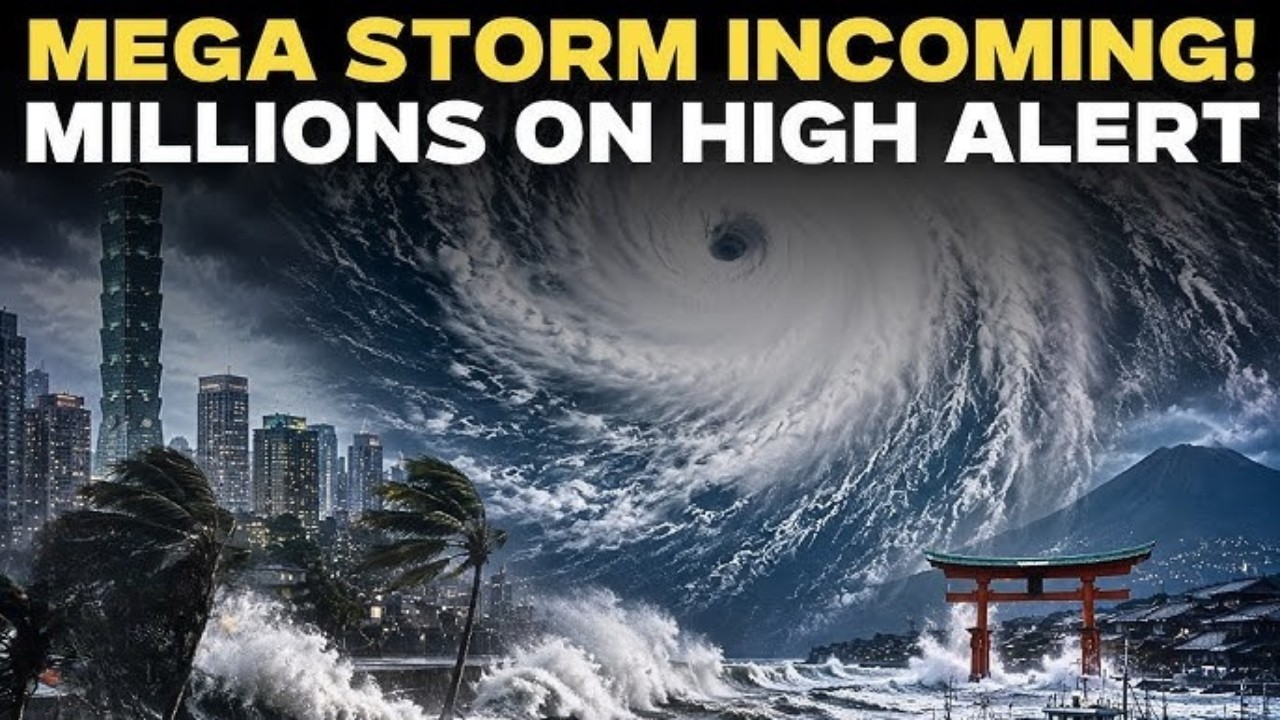 TYPHOON BAVI LIVE | GIANT STORM WIDTH OF FRANCE HEADS FOR TAIWAN, JAPAN & CHINA | Live Tracking