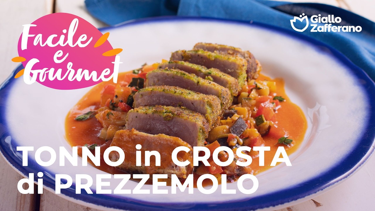 💚 Crosta aromatica, cuore morbido: questo TONNO in CROSTA di PREZZEMOLO è pu...