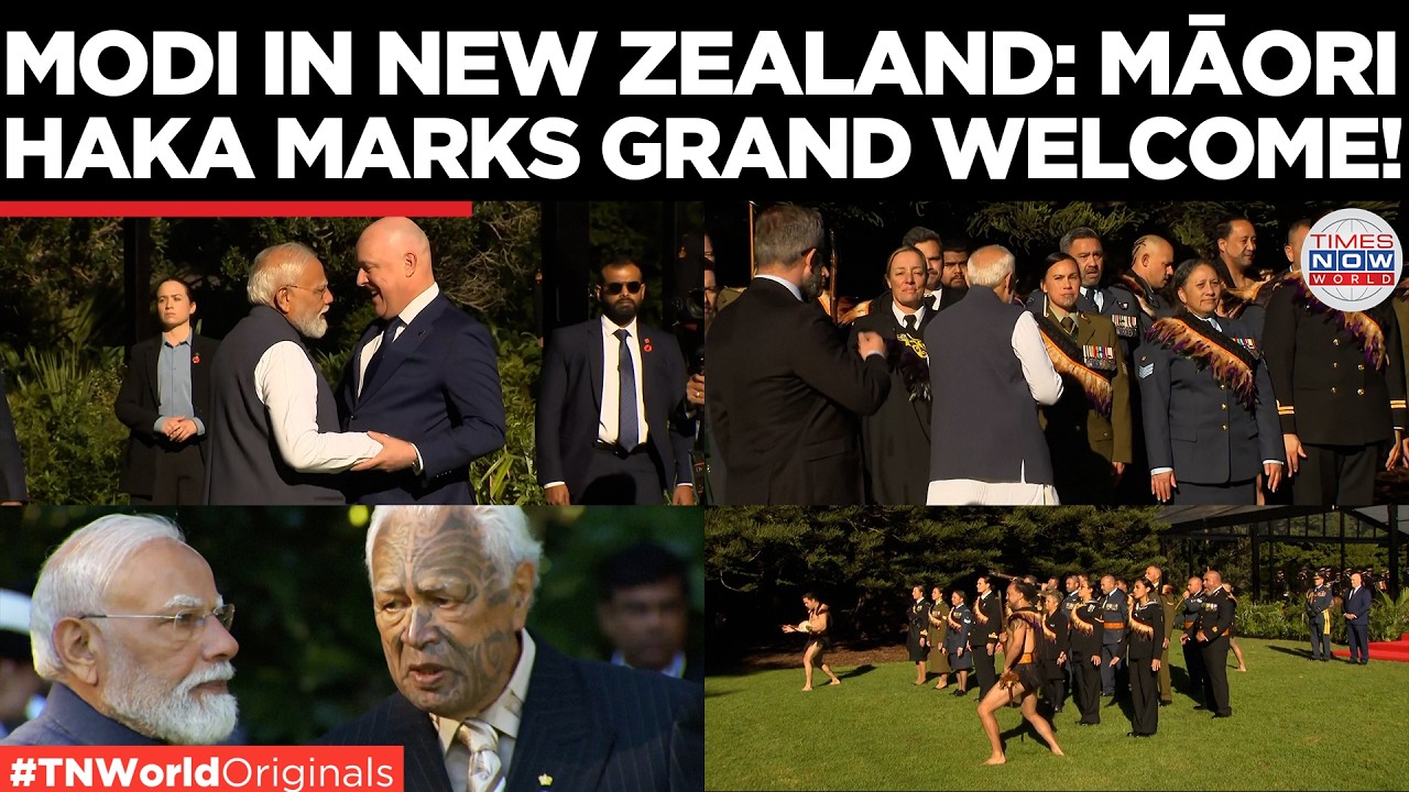 MODI IN AUCKLAND: Receives a Grand Māori Welcome During New Zealand Visit | Times Now World