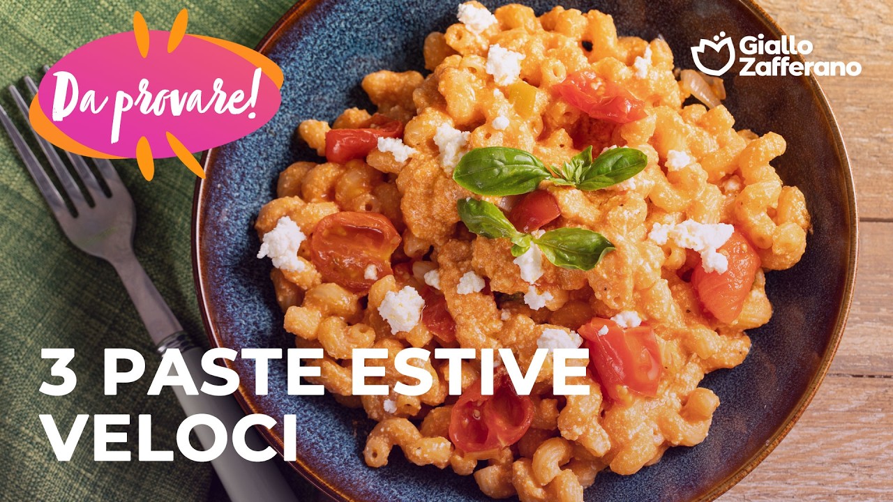 ☀️ 3 Ricette di Pasta Estive Facili e Veloci | Pronte in Pochi Minuti🌿