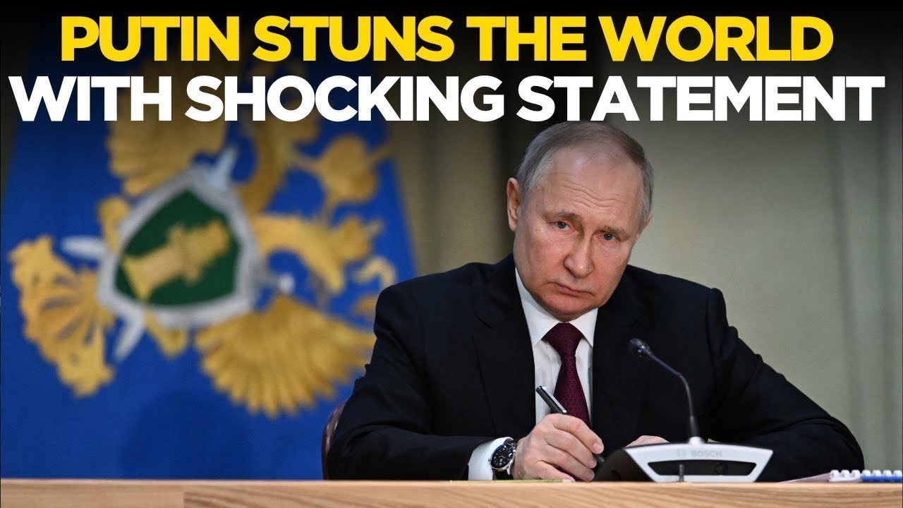 Vladimir Putin Live | Vladimir Putin Drops Huge Bombshell | Russia Ukraine Wa...