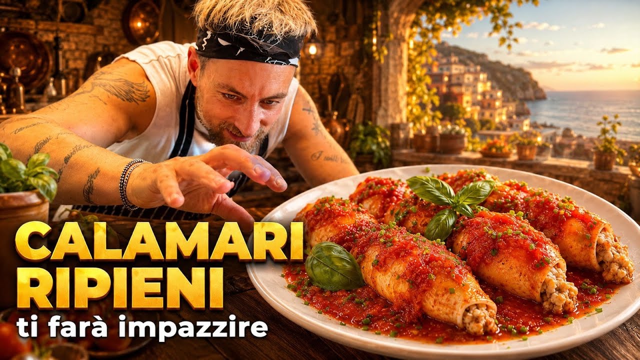 Calamari ripieni, un grande classico che ti farà IMPAZZIRE 
