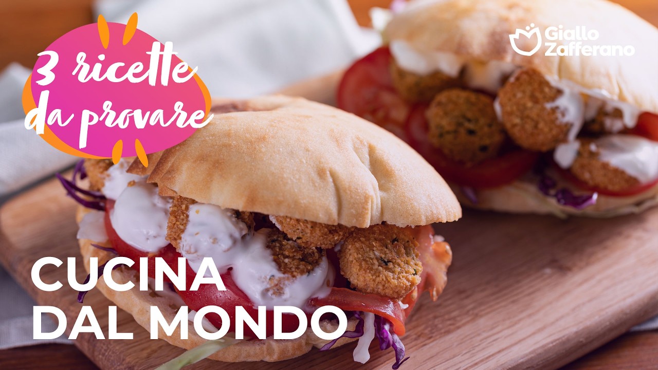 CUCINA DAL MONDO: 3 RICETTE da FARE a CASA🌍