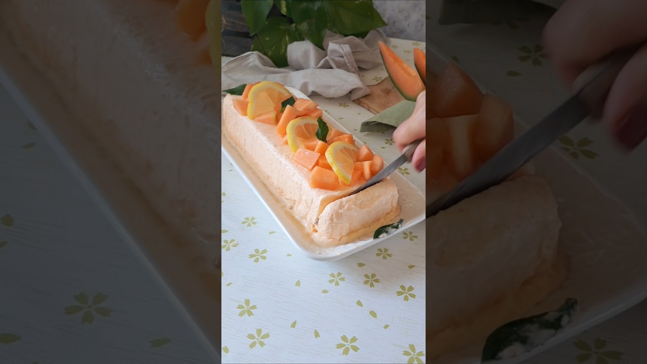 SEMIFREDDO AL MELONE E YOGURT 🍈 #semifreddo #melone #yogurt #lacucinadirita