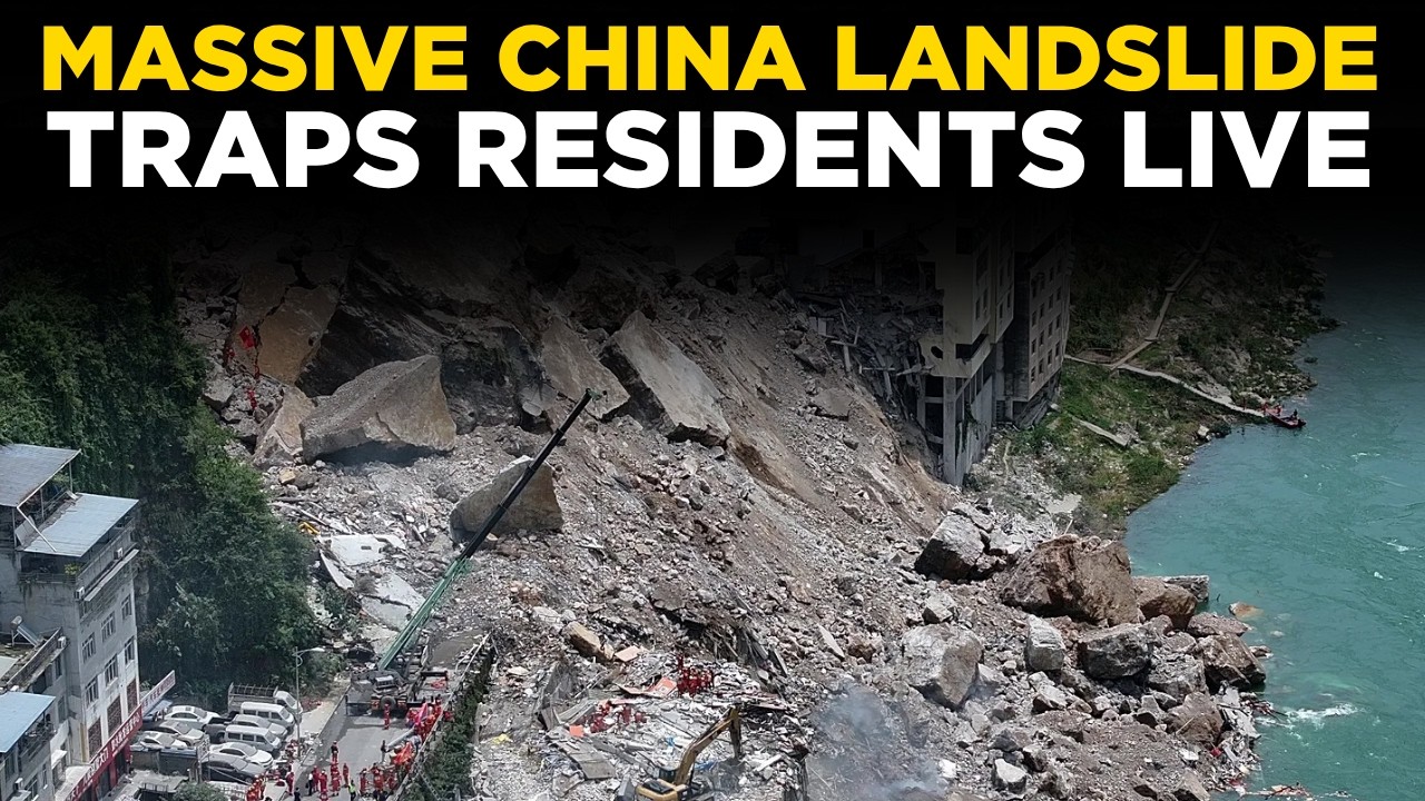 CHINA LANDSLIDE LIVE | 8 Dead, 34 Missing in Chongqing as Massive Hillside Collapses|Times Now World