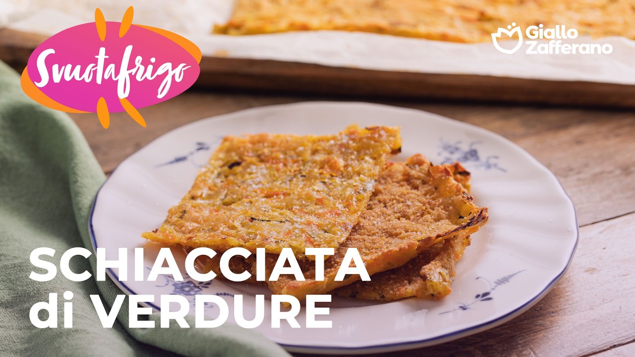 🥕🥔 SCHIACCIATA di VERDURE - facile e svuotafrigo💚