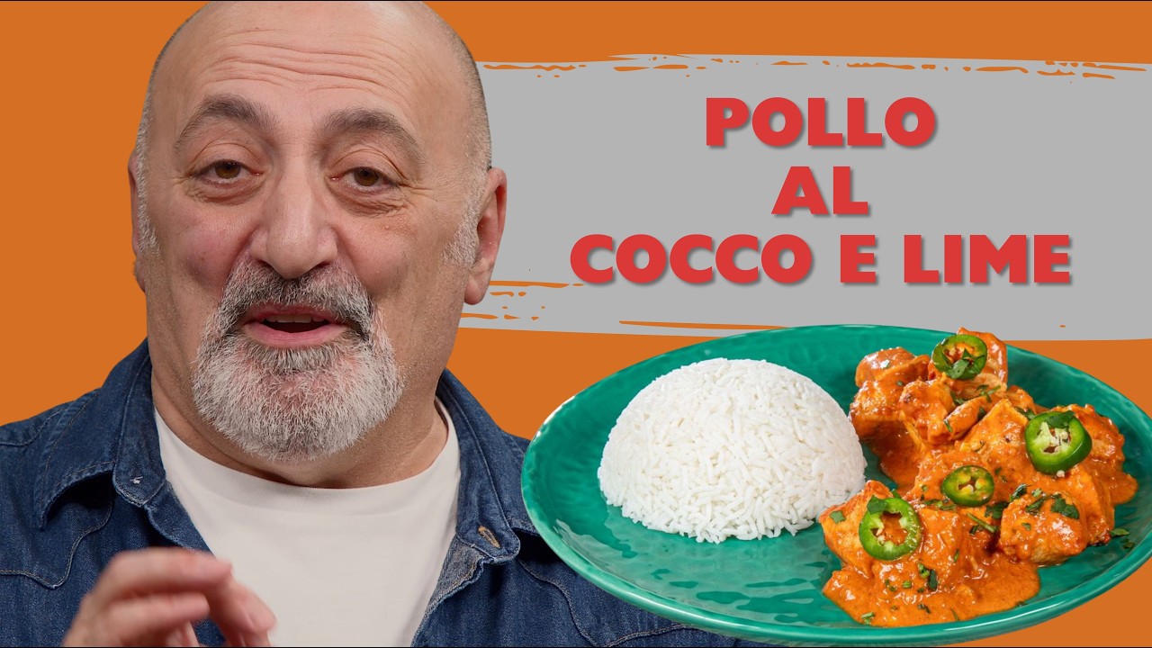 Pollo al Cocco e Lime 🥥🍋 Cremoso, Profumato e Pronto in Pochi Minuti