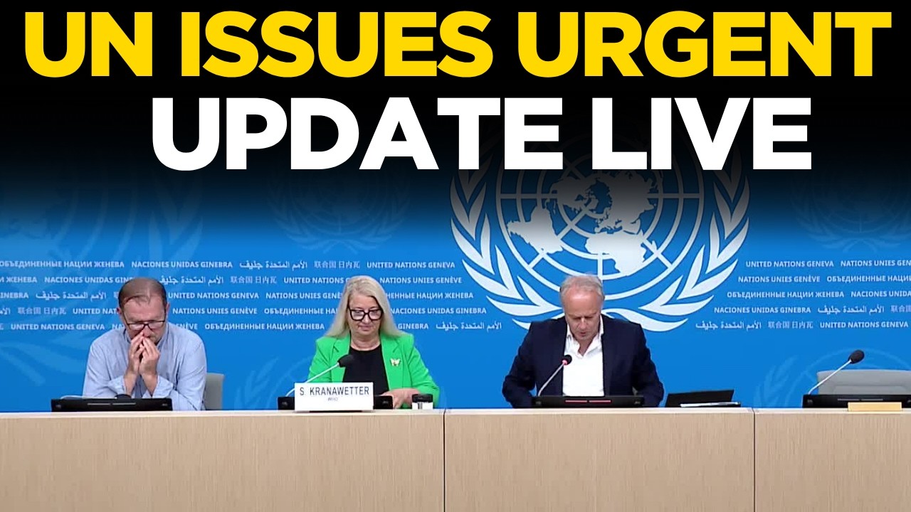 UN HUMANITARIAN BRIEFING LIVE | WFP Issues Urgent Warning Over Massive Sudan Displacement | Watch
