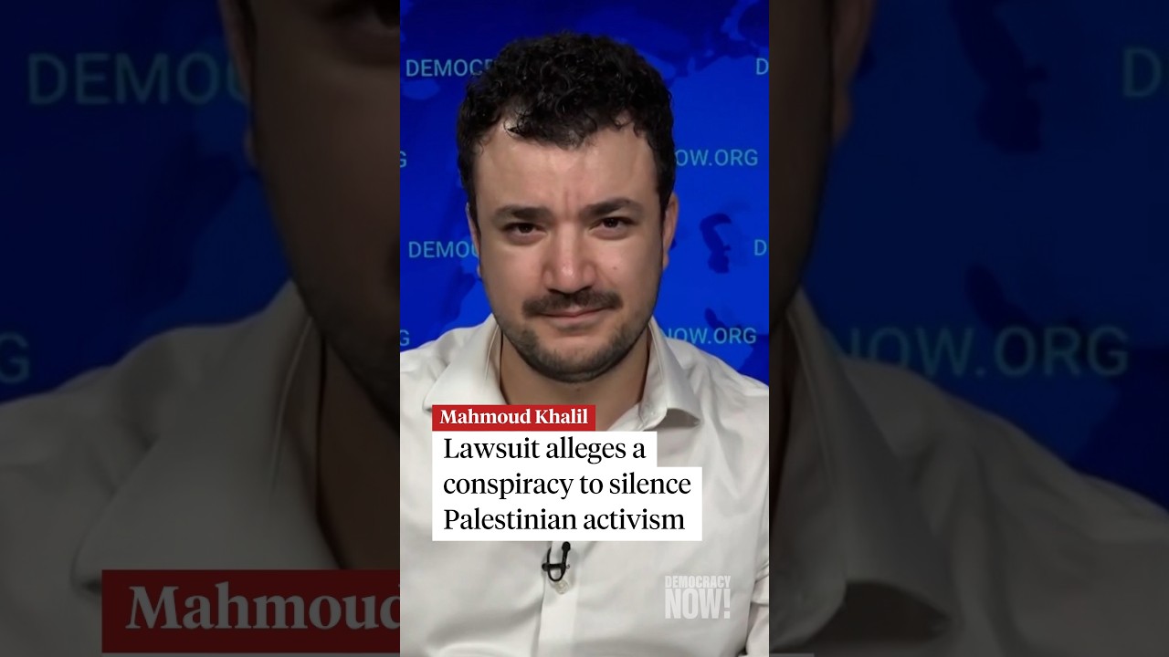 Mahmoud Khalil sues over "conspiracy" to silence Palestinian activism