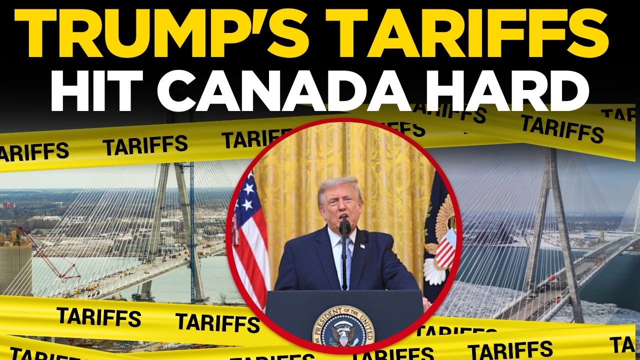 US-Canada Trade War LIVE | Trump Imposes 50% Tariffs on Canadian Goods! Border Crisis Looming?