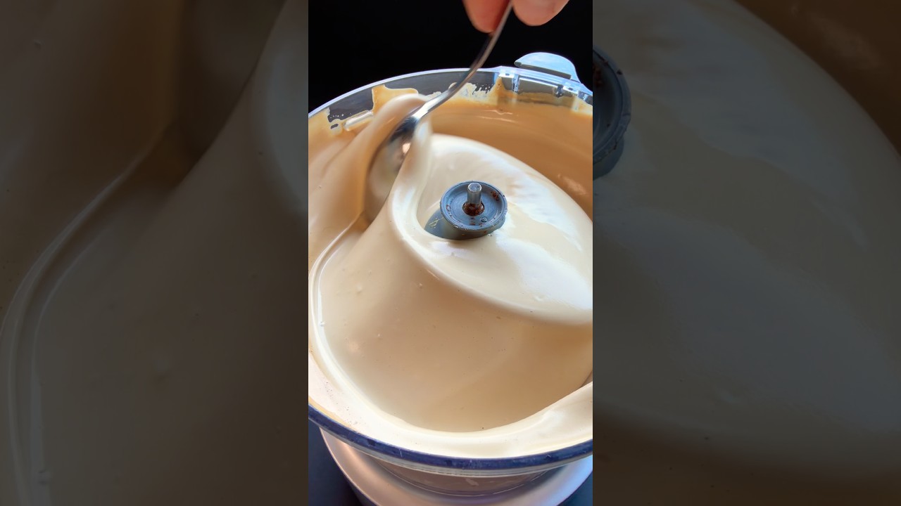 Ecco perché viene così cremoso!RICETTA COMPLETA ONLINE!🤤  ☕️  #crema #caffè #spumone