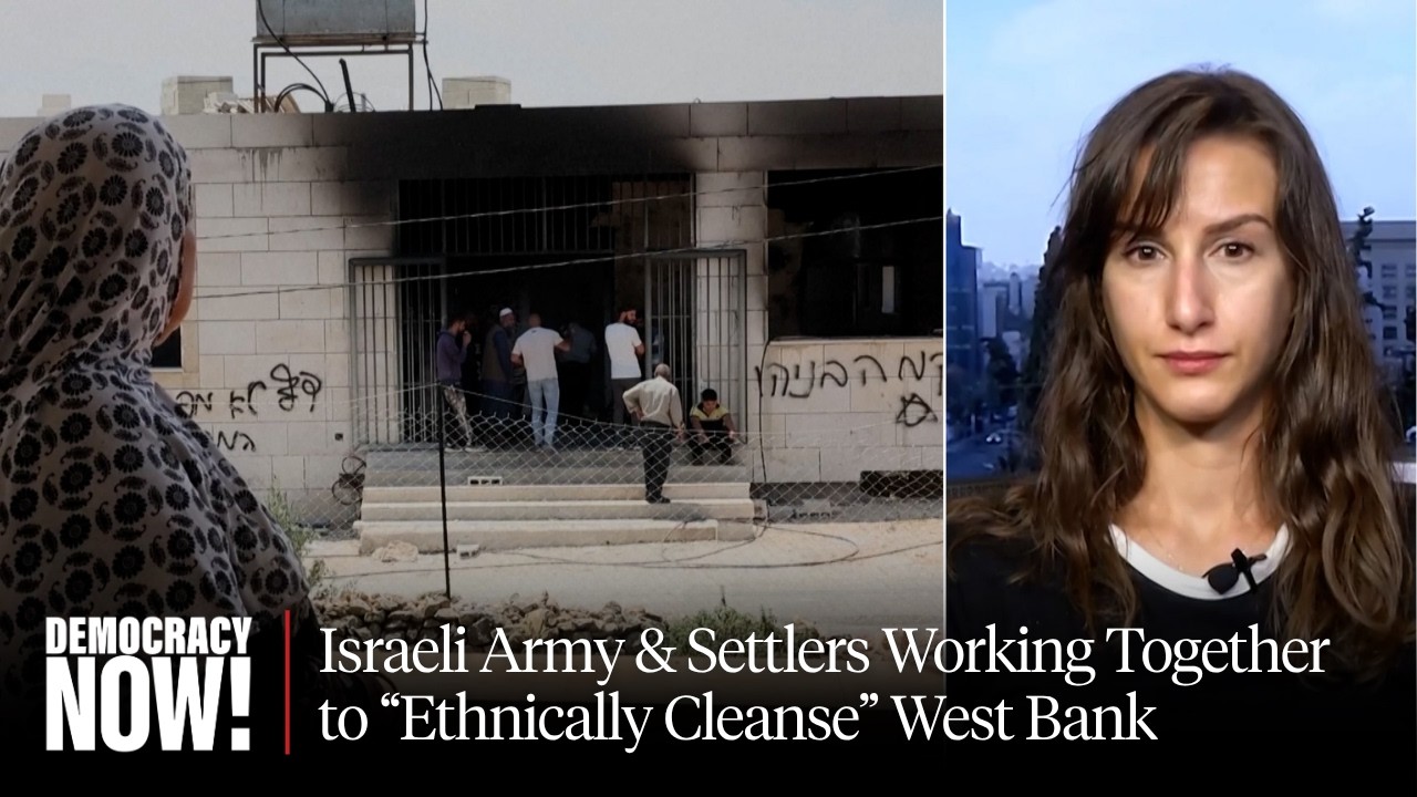 Israeli Army & Settlers Are Working Together to "Ethnically Cleanse" West Bank: Mariam Barghouti
