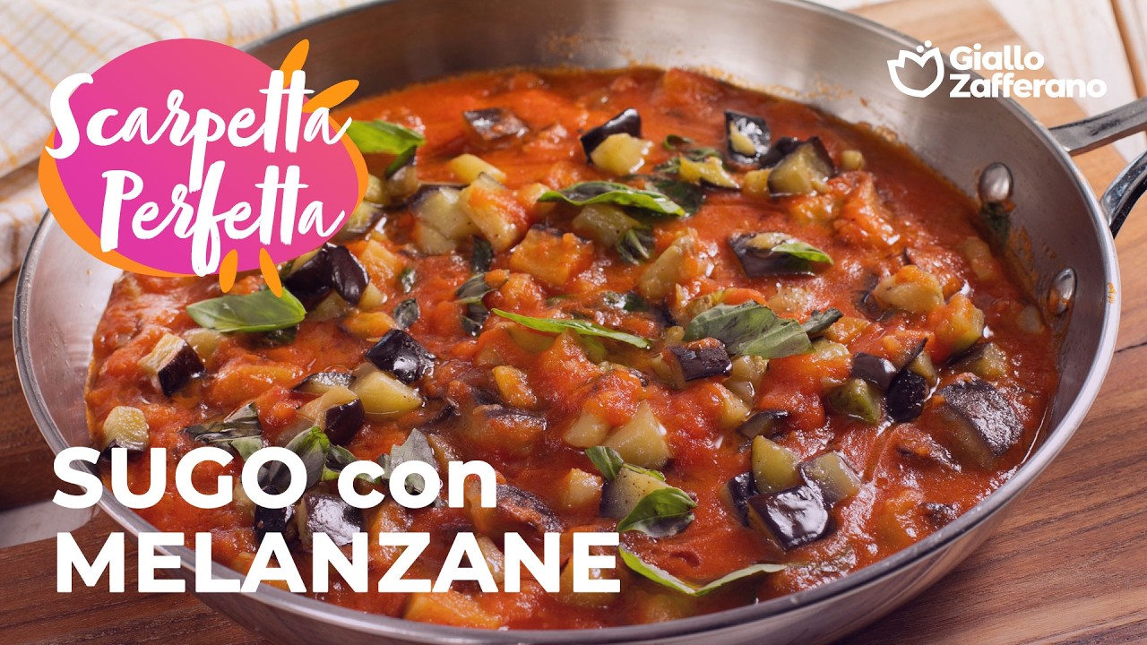 SUGO con MELANZANE fatto in casa: la ricetta che sa d'estate🍅🍆