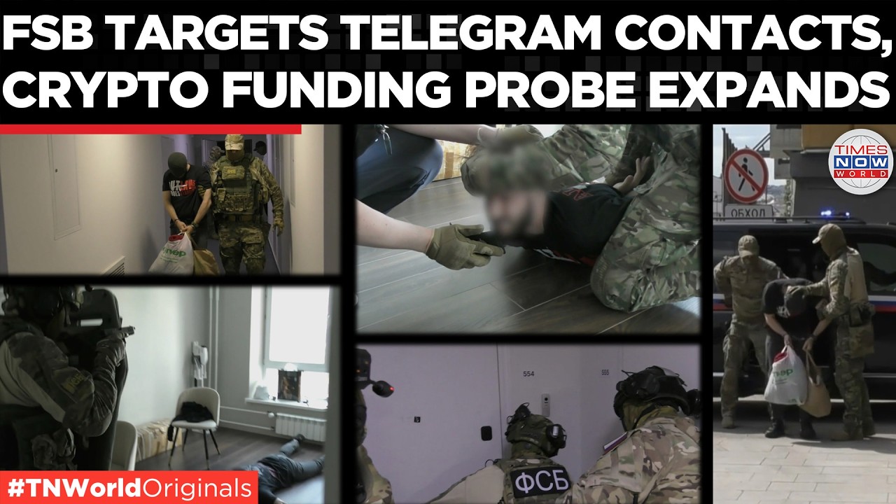 WATCH: FSB Detains Moscow Resident In Treason Case Linked To Ukraine Crypto Funding